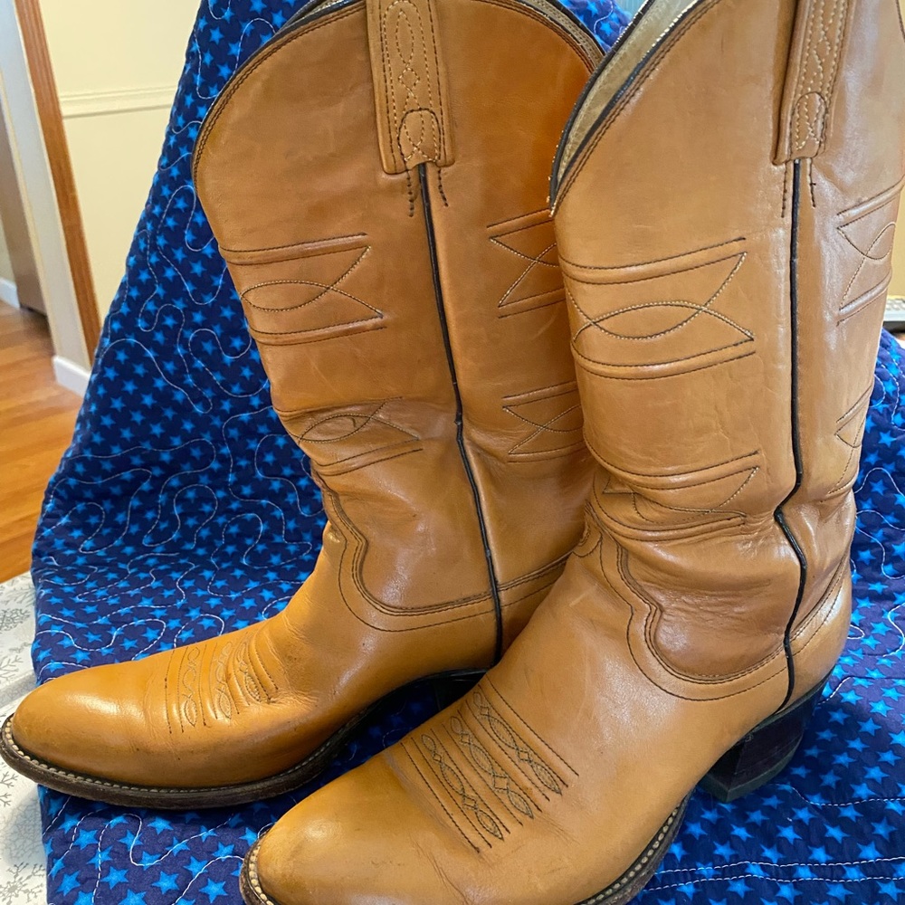 Dan Post western men’s soft leather boots, 9.5